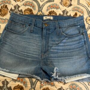 Madewell Classic Blue Denim Shorts Sz 31